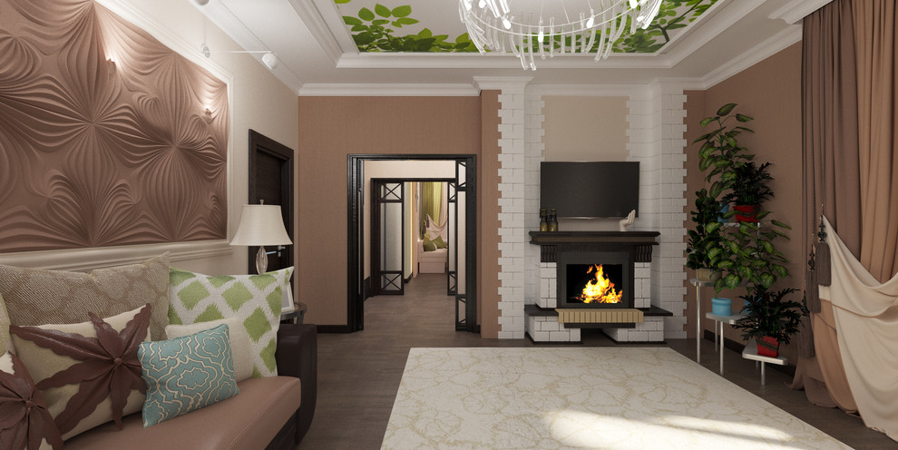 загородный дом в живописном месте города Тюмени