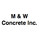 M & W Concrete Inc