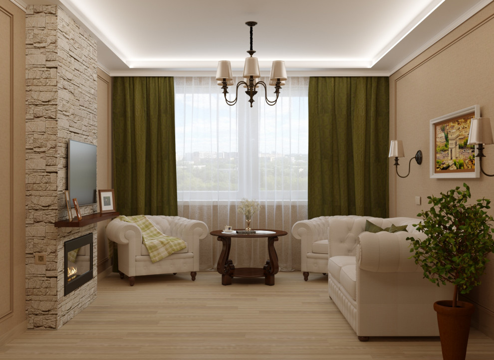 Визуализация гостиной