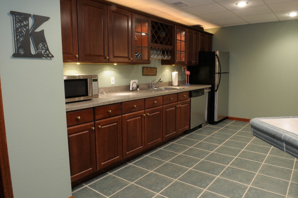 Basement - transitional basement idea
