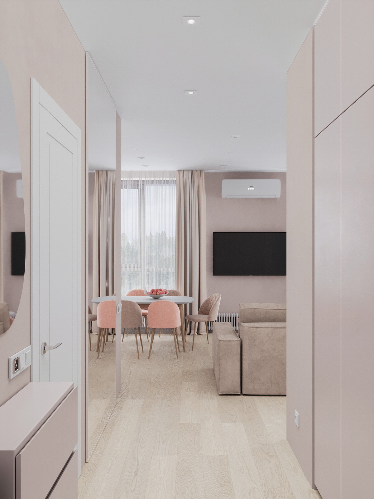 Проект "Персиковый минимализм"