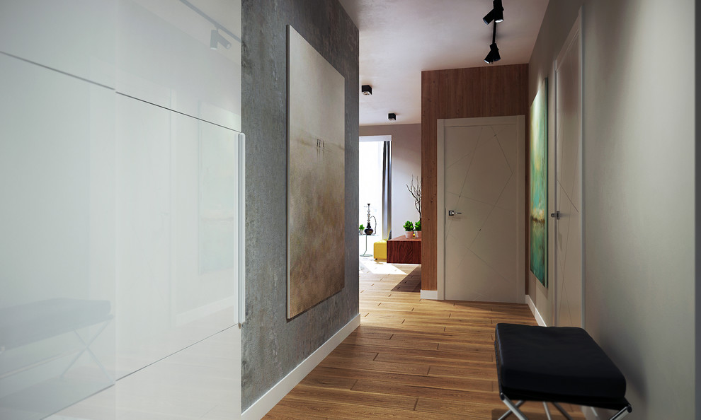 Дизайн-проект квартиры в современном стиле для молодой пары