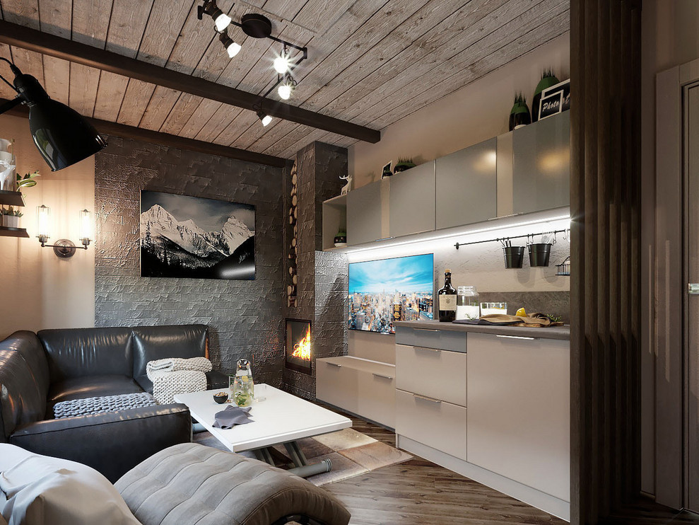 комната отдыха в сауне в КП Алые паруса