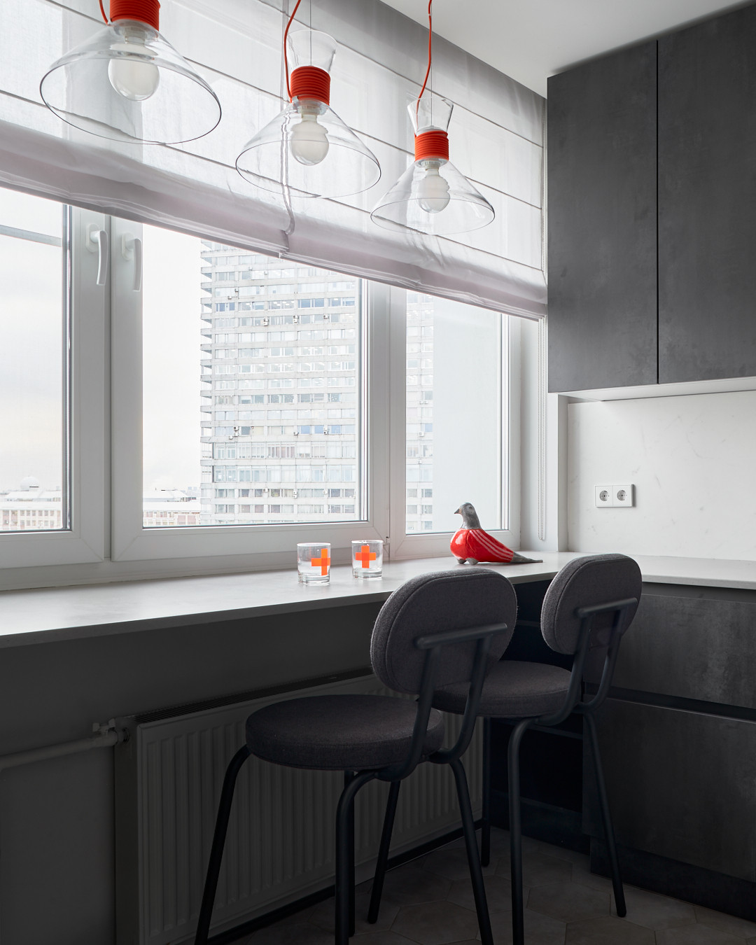 Квартира для балерины с видом на Кремль на Новом Арбате