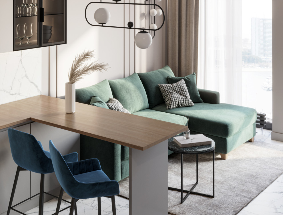 Москва, ЖК "PLAY". Евродвушка 46 кв.м.