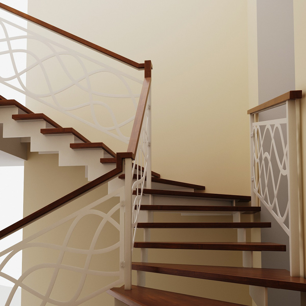 Проект лестницы для согласования с заказчиком.