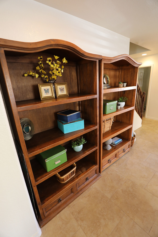 Inspiration for a transitional home design remodel in Phoenix