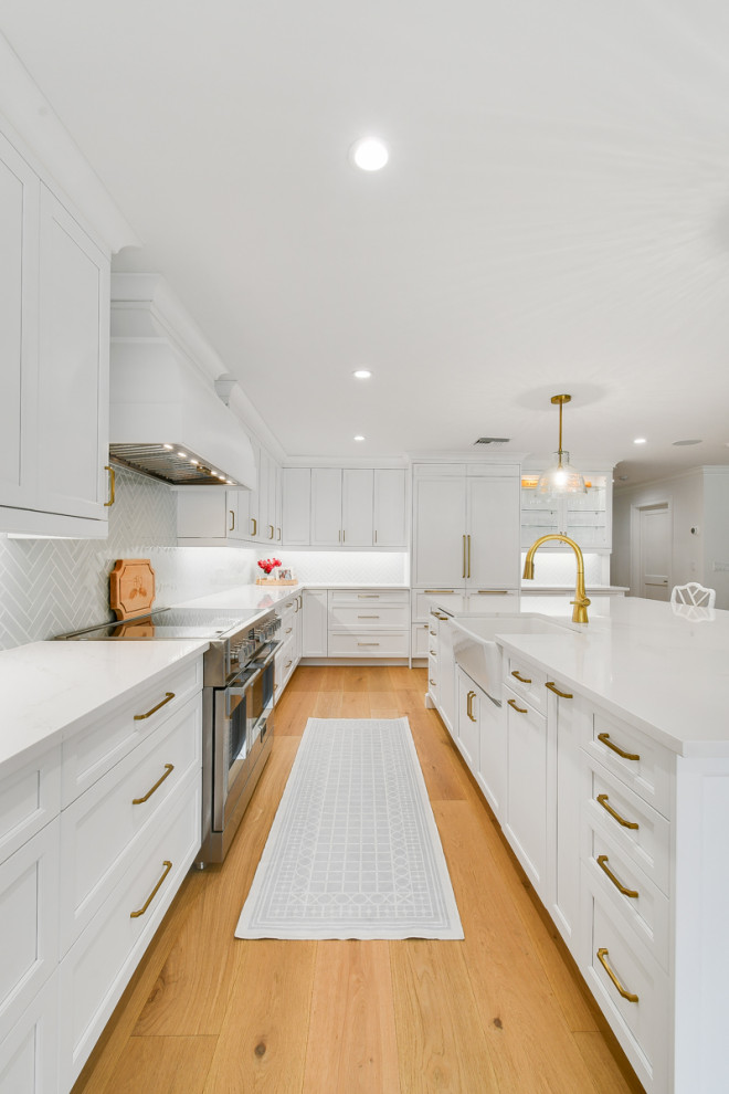 Inspiration for a transitional kitchen remodel in Miami