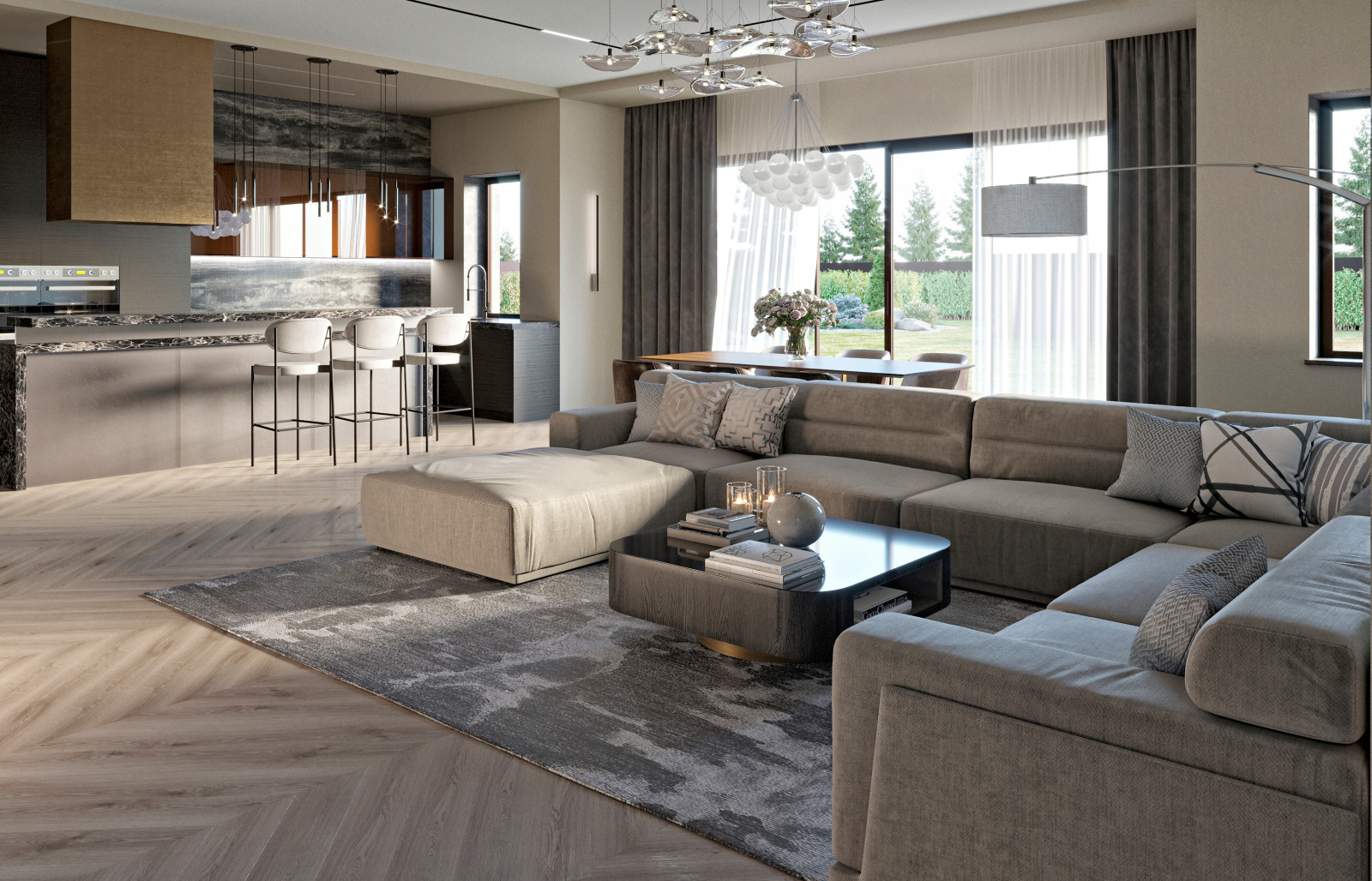 Загородный дом 300 м2