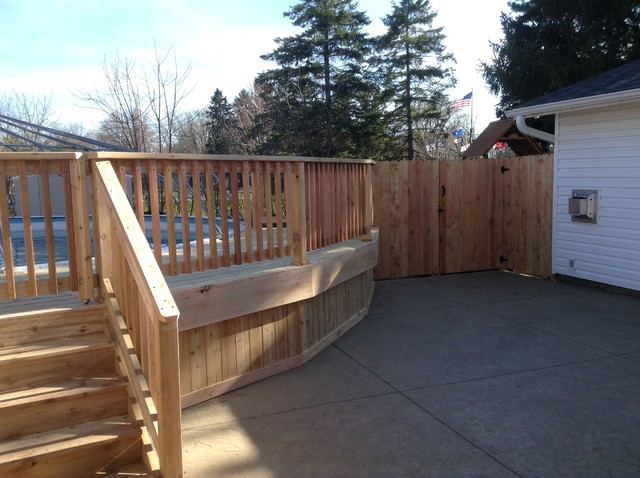 Decks constructed by KCC Owner american-traditional-terrace