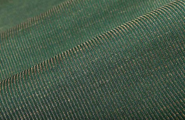 Pinstripe Upholstery Fabric in Nile Green
