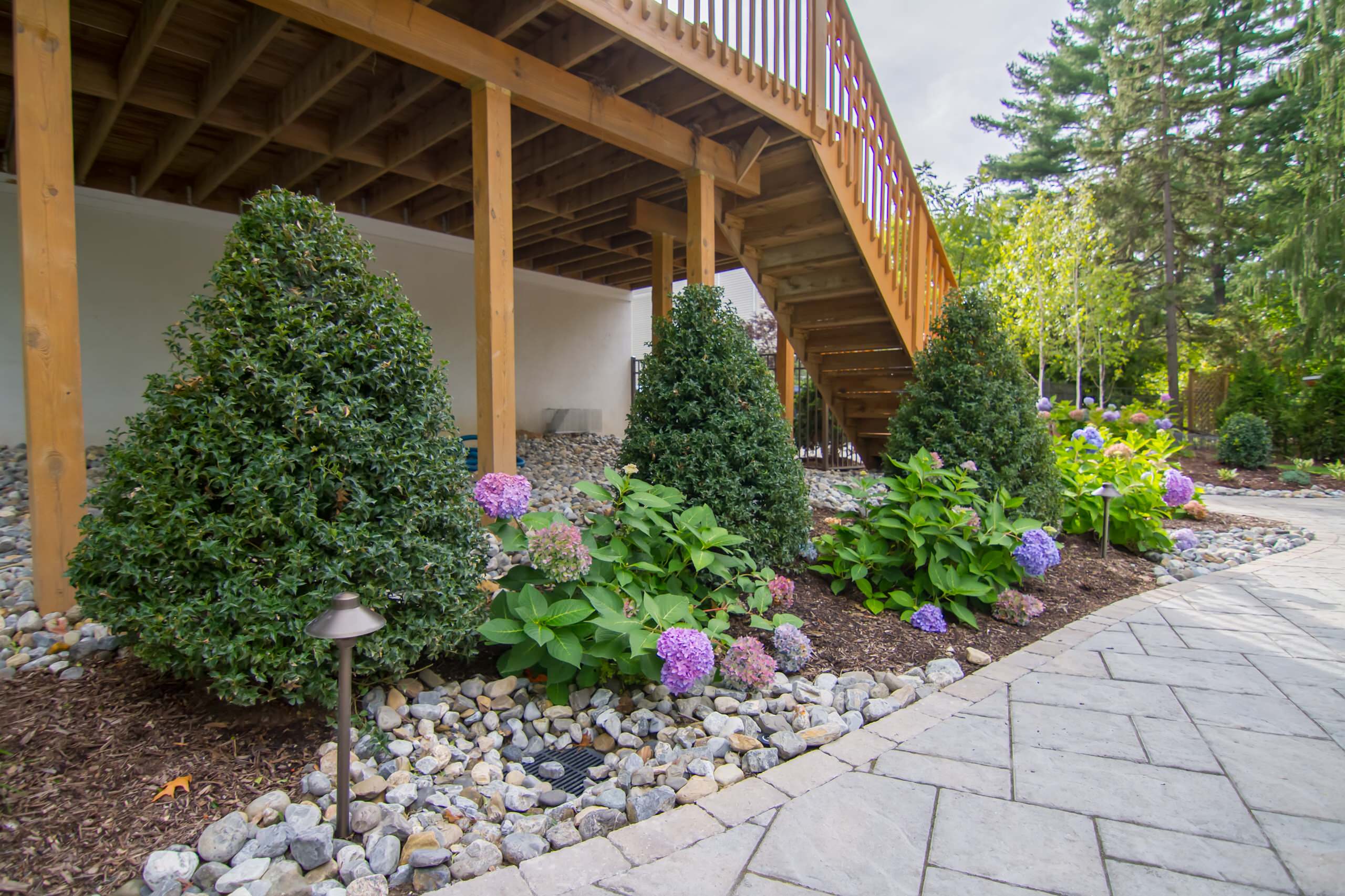 Creating a pool area on a sloped backyard