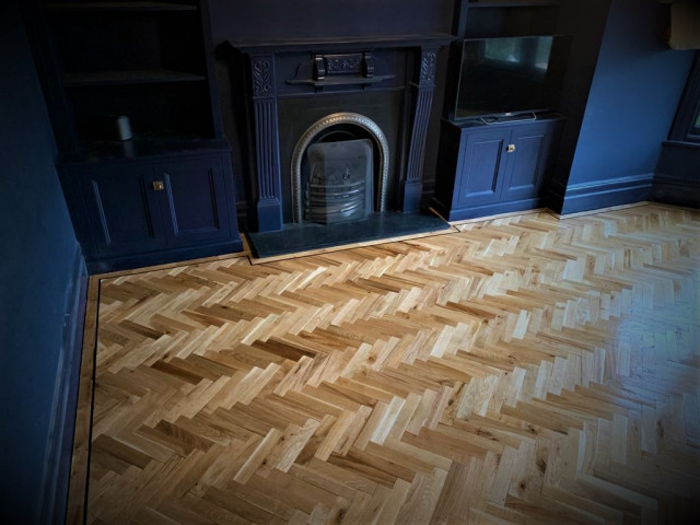 Herringbone Parquet klassisk-vardagsrum