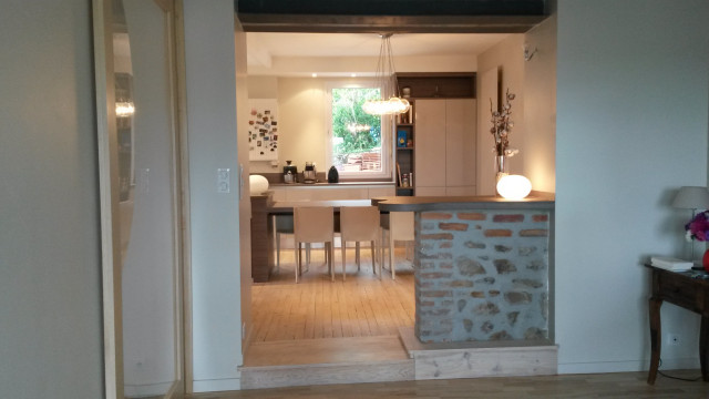 R&eacute;novation maison - Projet BM contemporary-hemmabar