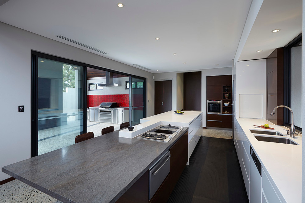 Photo of a contemporary kitchen in Other.