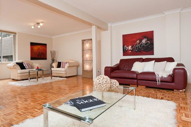 Our Work contemporary-vardagsrum