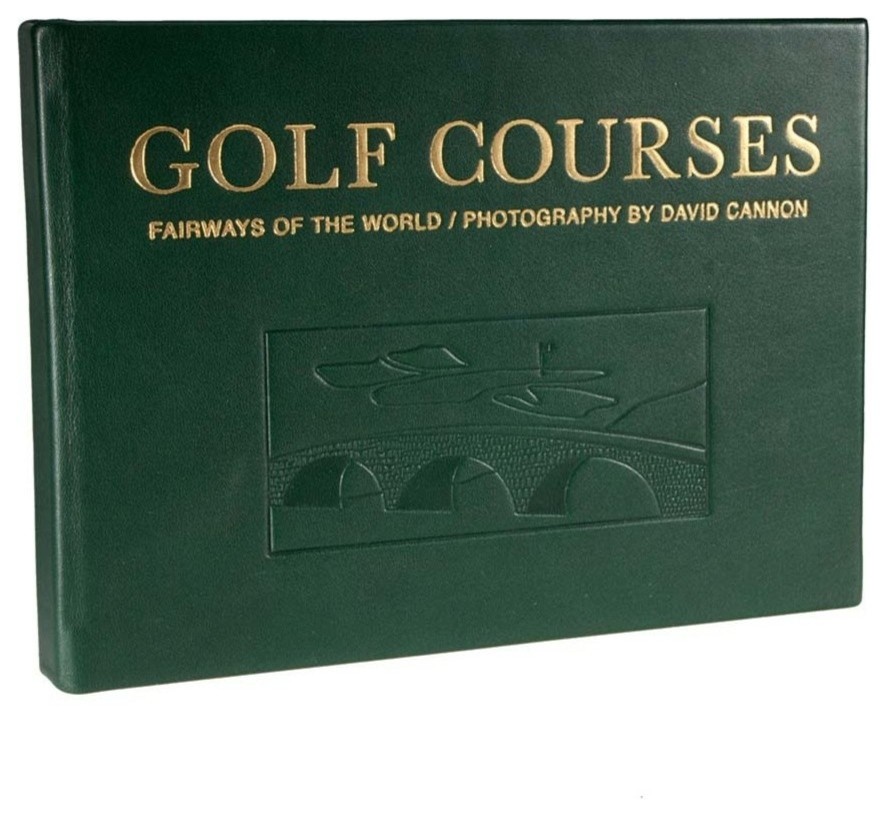 Golf Courses: Fairways of the World Traditional Leather Book