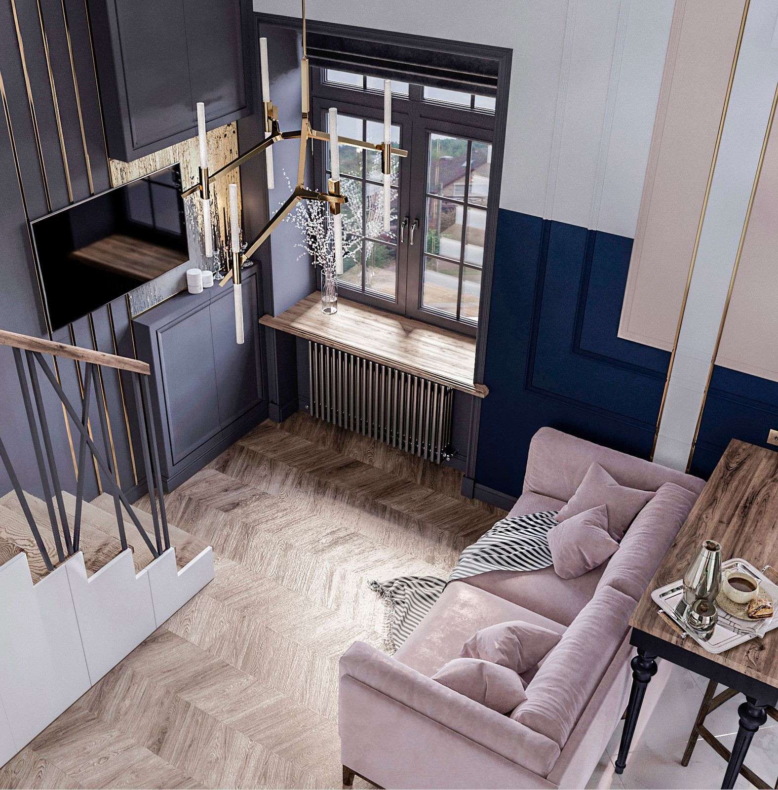 Двухуровневая квартира ЖК Пятницкие кварталы