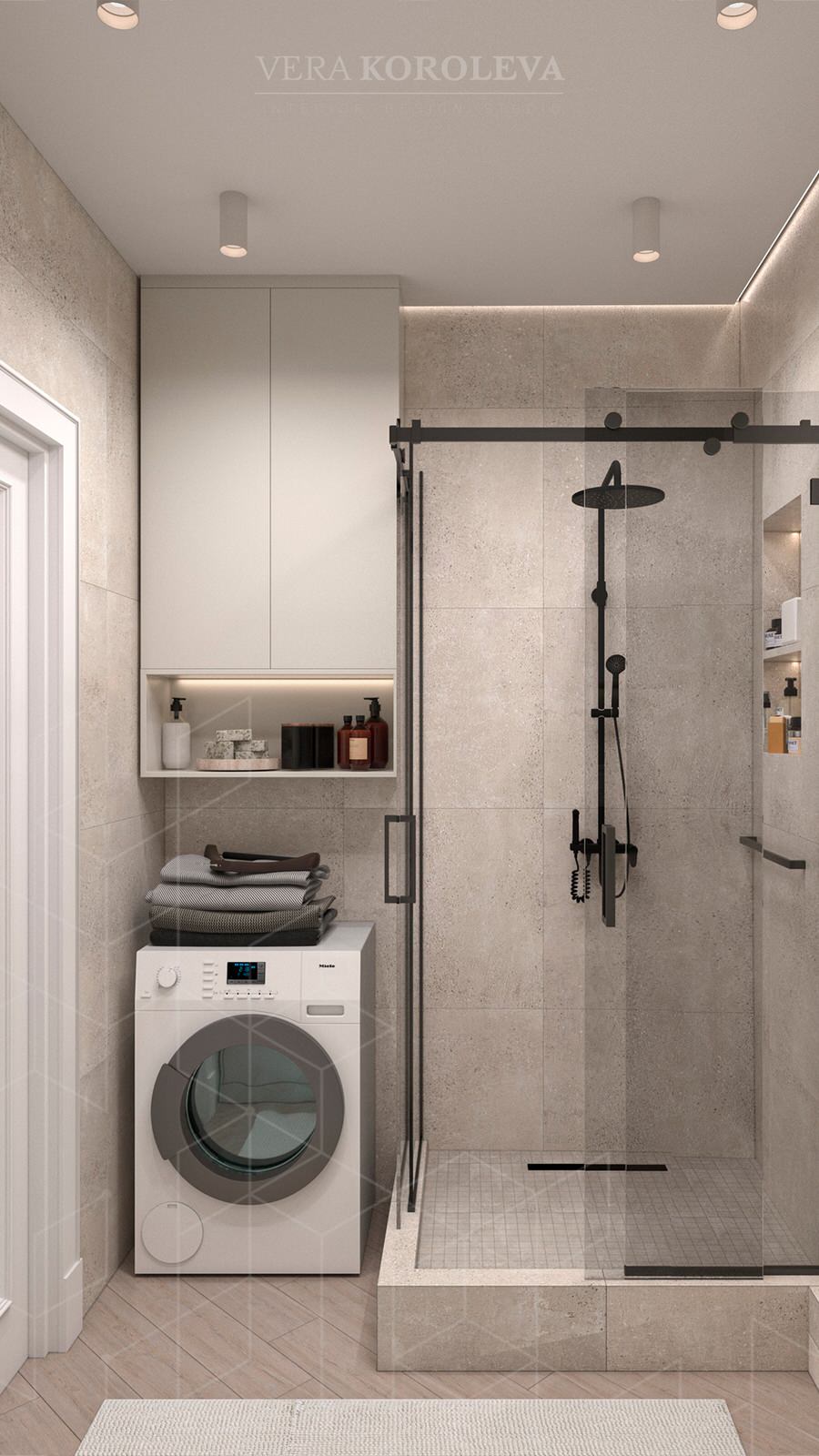 Дизайн двухкомнатной квартиры для семьи с девушкой-подростком в ЖК "Ультра Сити"