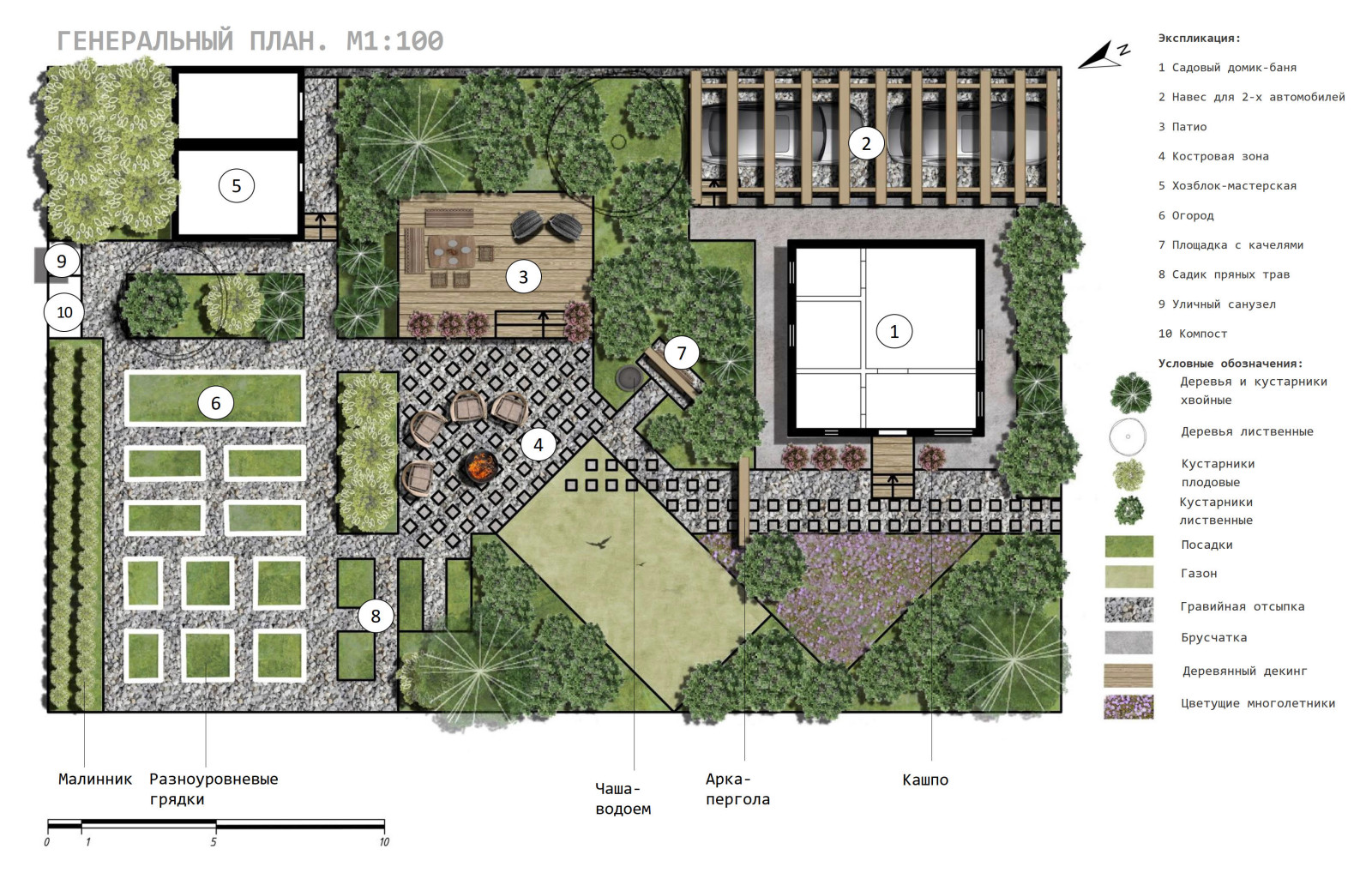 Сад "Геометрия природы "