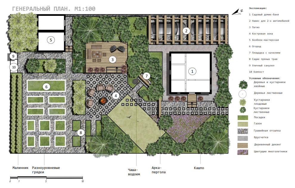 Сад "Геометрия природы "