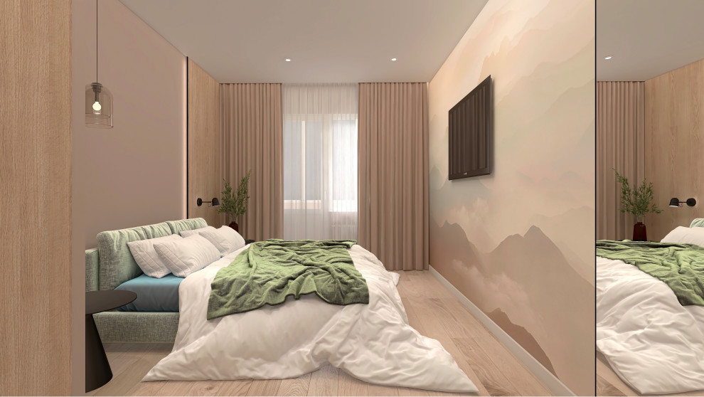 Трёхкомнатная квартира для любителей природы и минимализма