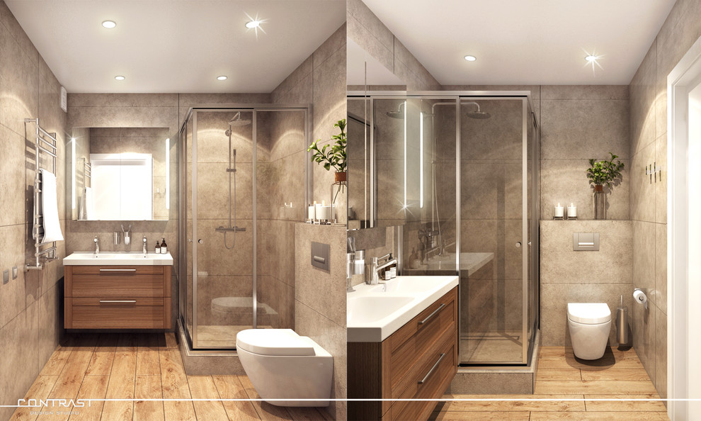 Ванная комната с душевой