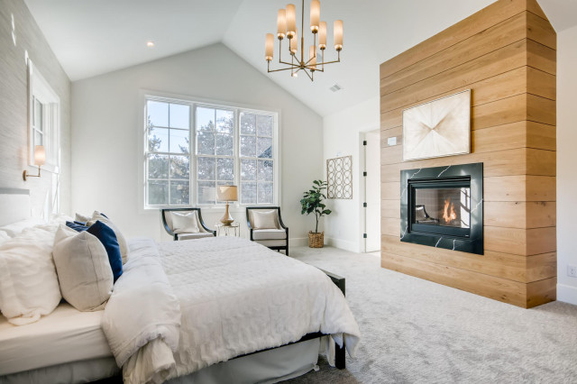 Custom Modern Farmhouse camera-da-letto