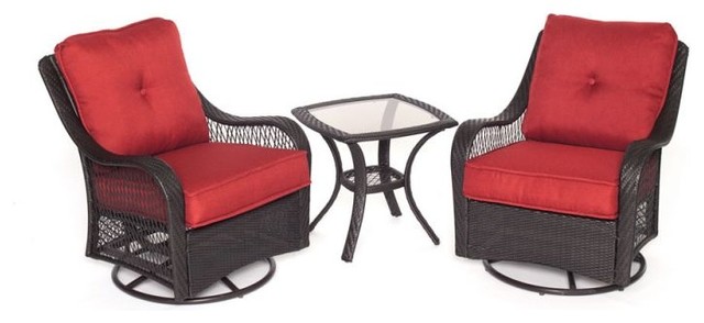 Hanover Orleans3pcsw Orleans 3 Piece Resin Wicker Outdoor Bistro Set Hanover Orleans3pcsw Orleans 3 Piece Resin Wicker Outdoor Bistro Set
