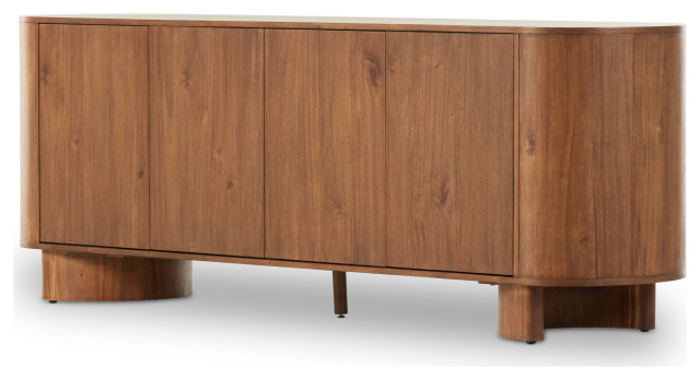 Paden Sideboard-Seasoned Brown Acacia