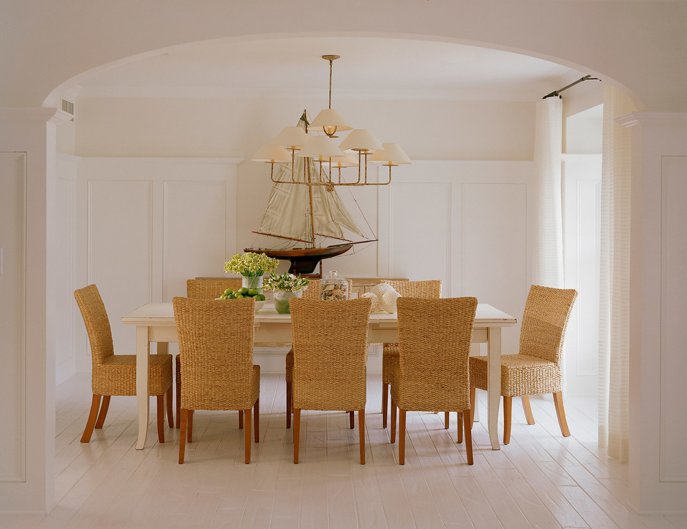 Design ideas for a beach style dining room in DC Metro.