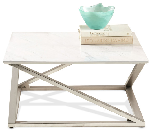 Zurich Square Cocktail Table Contemporary Coffee Tables by Steve
