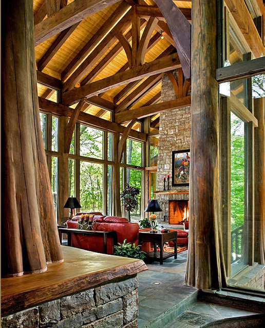 Interior Of Tree House Eclectic Family Room Austin By Norris Architecture Houzz Au