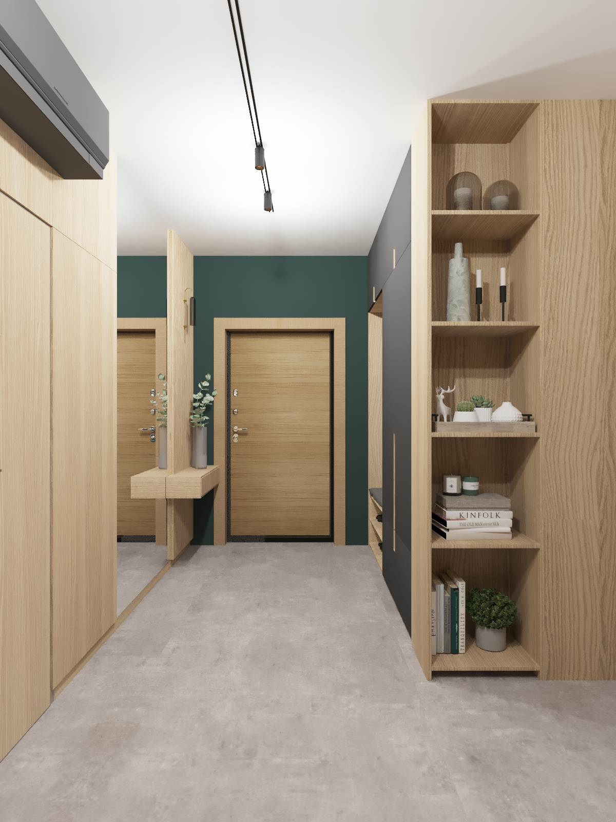 Лофт с абстракцией