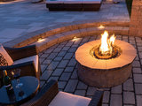 Transitional Patio by Stone Center