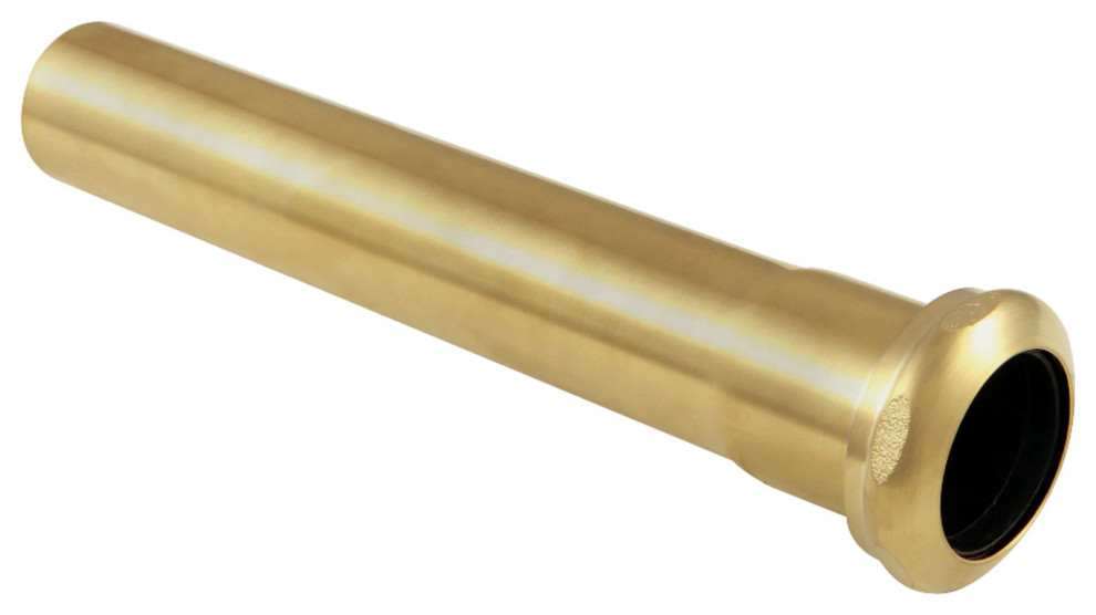 EVP1007 1-1/4" x 8" Brass Slip Joint Tailpiece Extension Tube