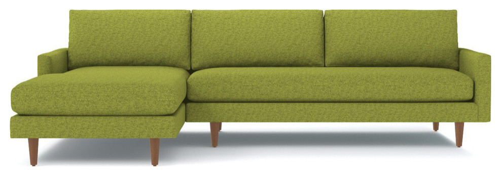 Apt2B Scott 2-Piece Sectional Sofa, Green Apple, Chaise on Left