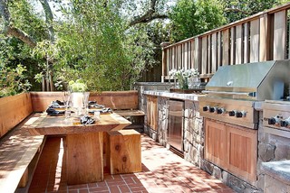 Outdoor & BBQ - Rustic - Patio - Los Angeles - by Moriah Remodeling ...
