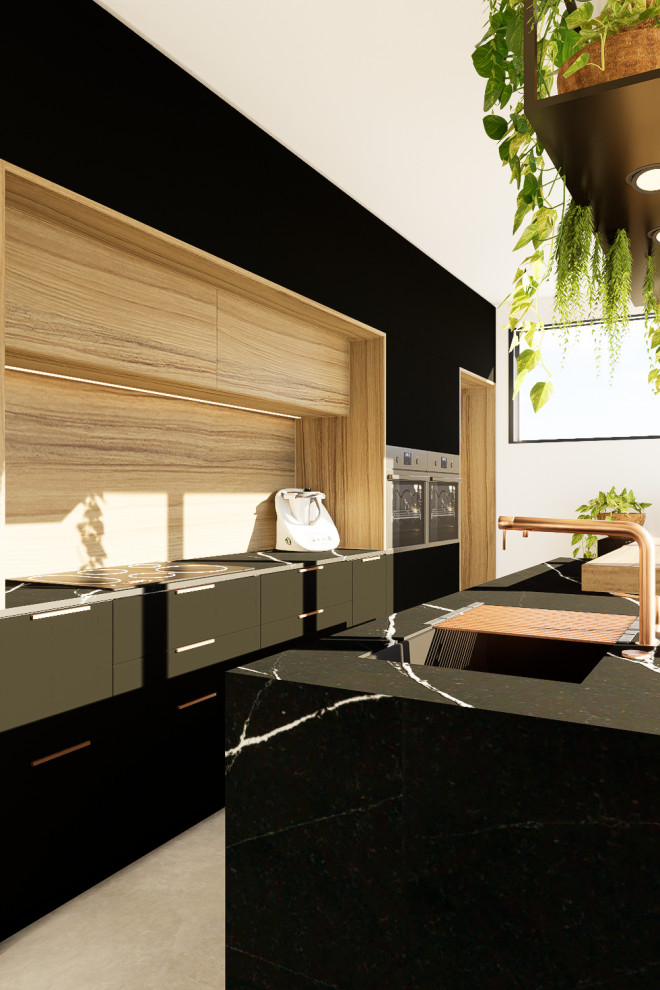 Aménagement d'une cuisine.