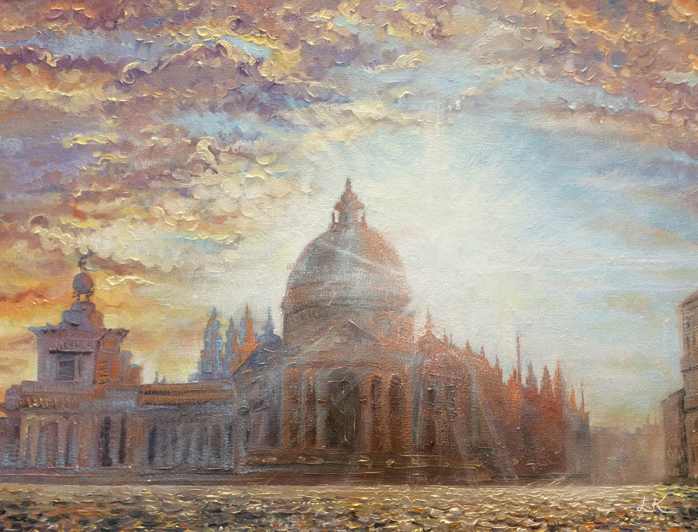 Архитектура; холст, масло