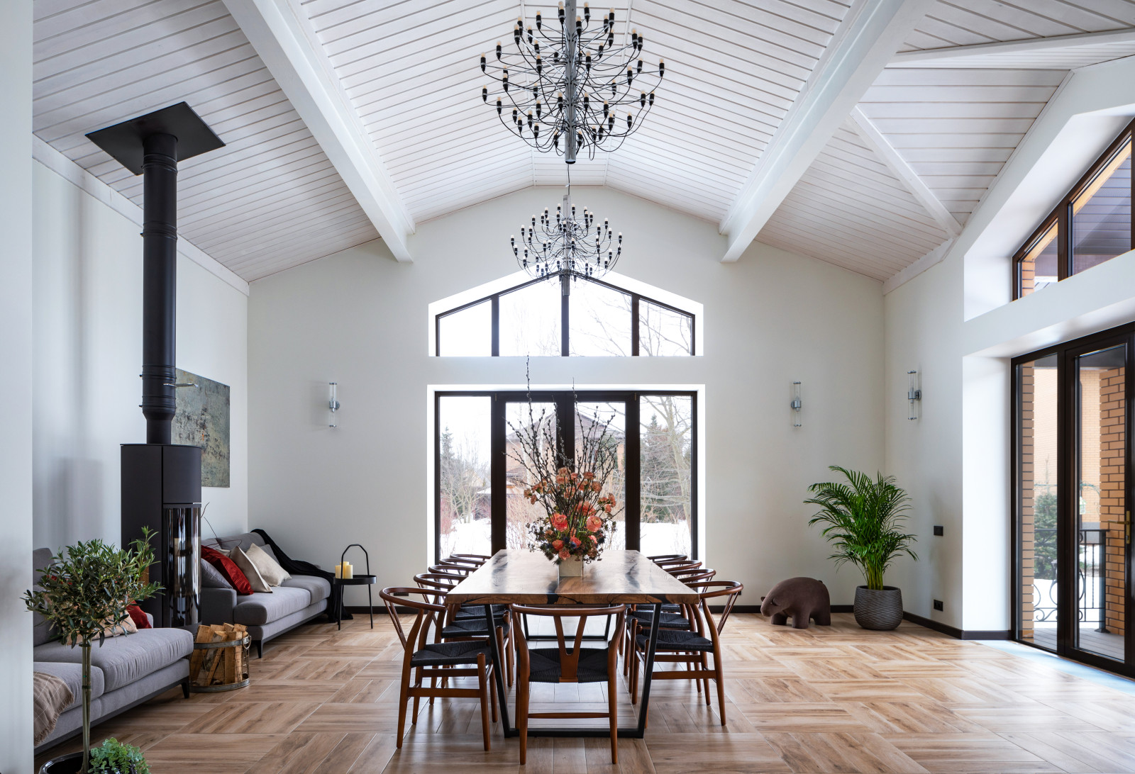 Загородный дом - пространство для праздника