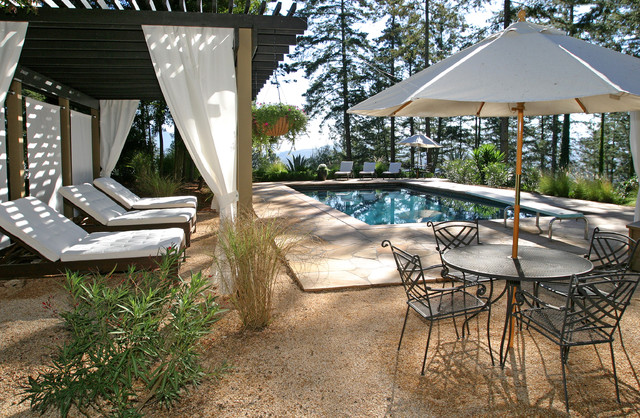 Pool Cabana mediterraneo-piscina