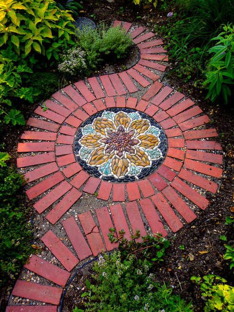 Herb Garden Mosaic rustic