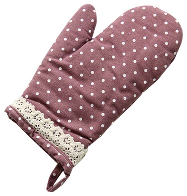Country Style Baking Gloves, High Quality OvenMitts, 1Pair Modern