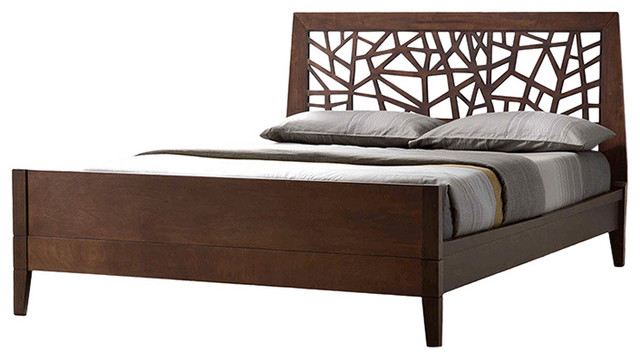 Solid Wood Platform Base Bed Frame klassisch-modern-bettgestelle