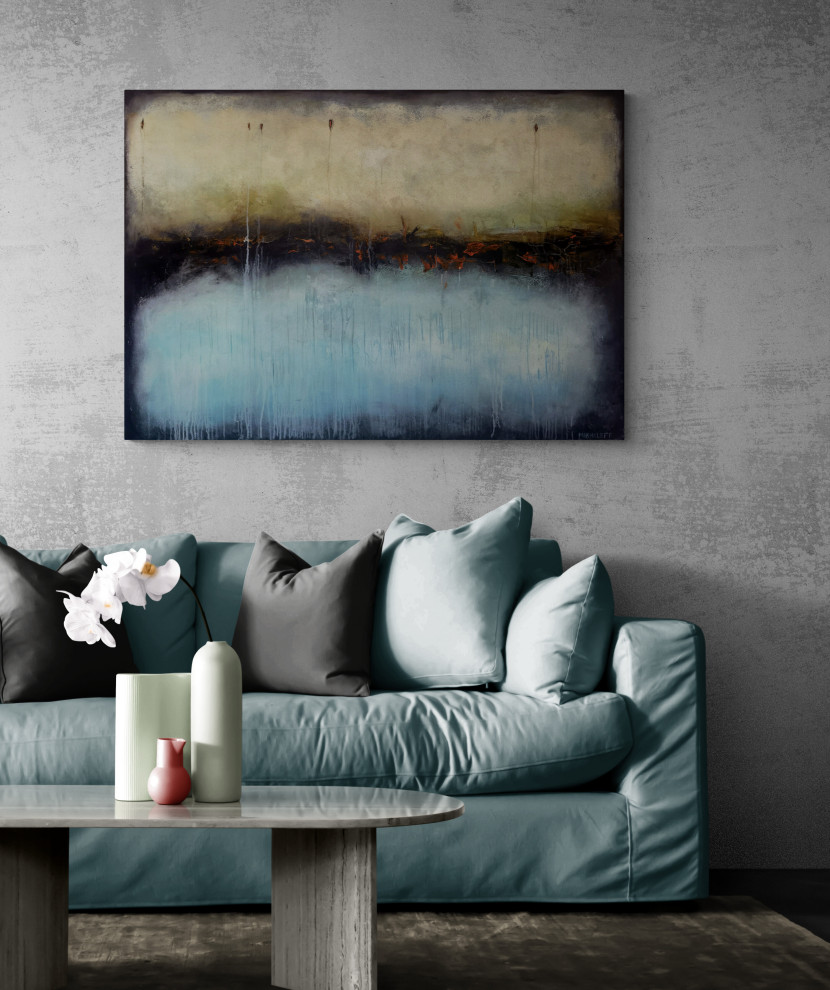 Абстрактные картины в интерьере_1