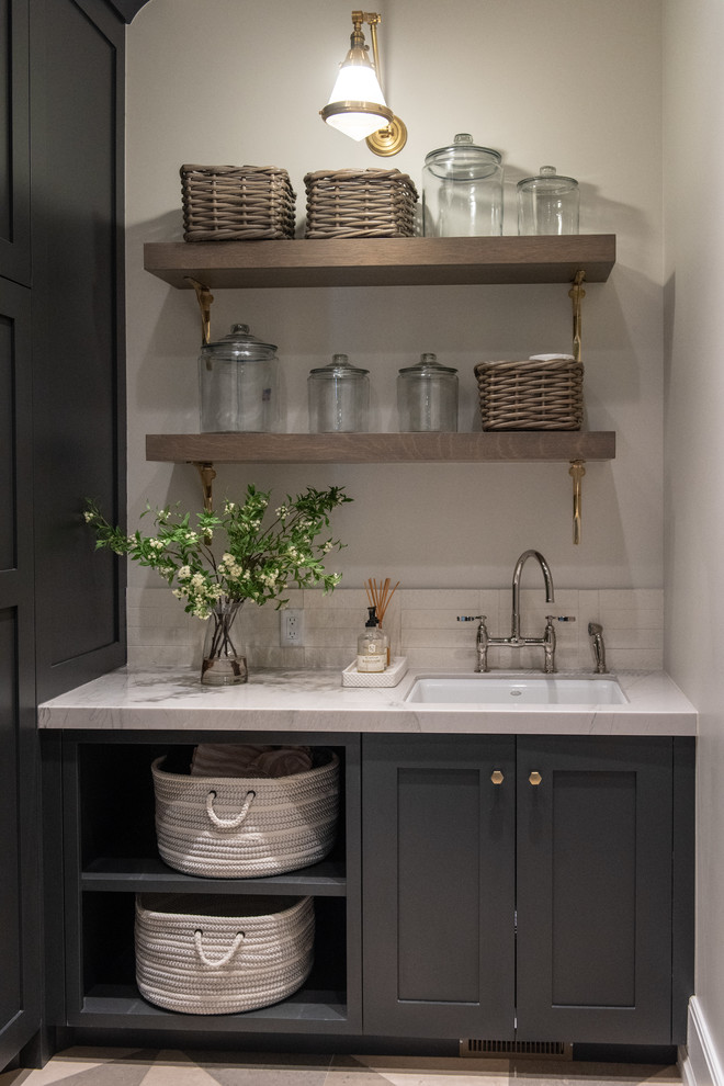 Inspiration for a transitional laundry room in Salt Lake City.