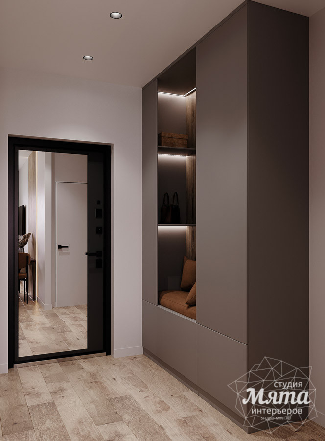 Дизайн интерьера однокомнатной квартиры в Санкт-Петербурге