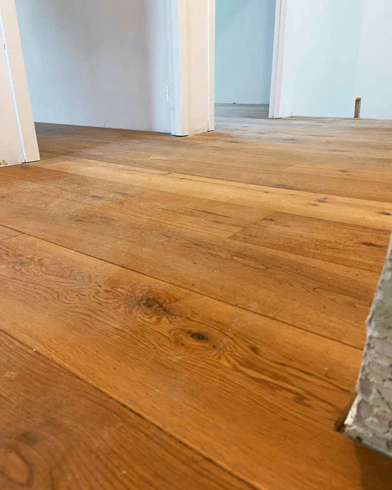 Pose d’un parquet contrecollé en chêne