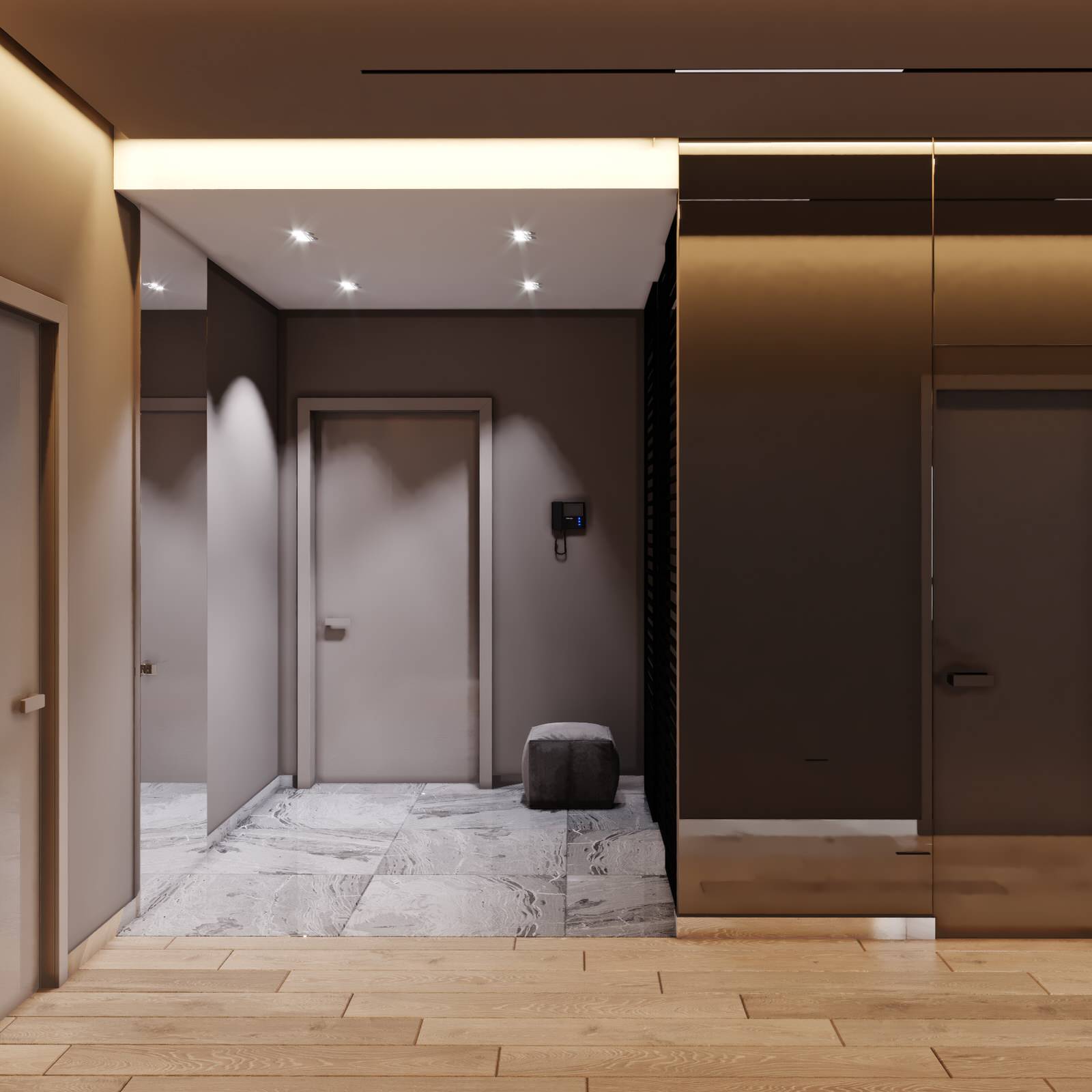 Дизайн интерьера квартиры 120 кв.м. в ЖК "Плазма"